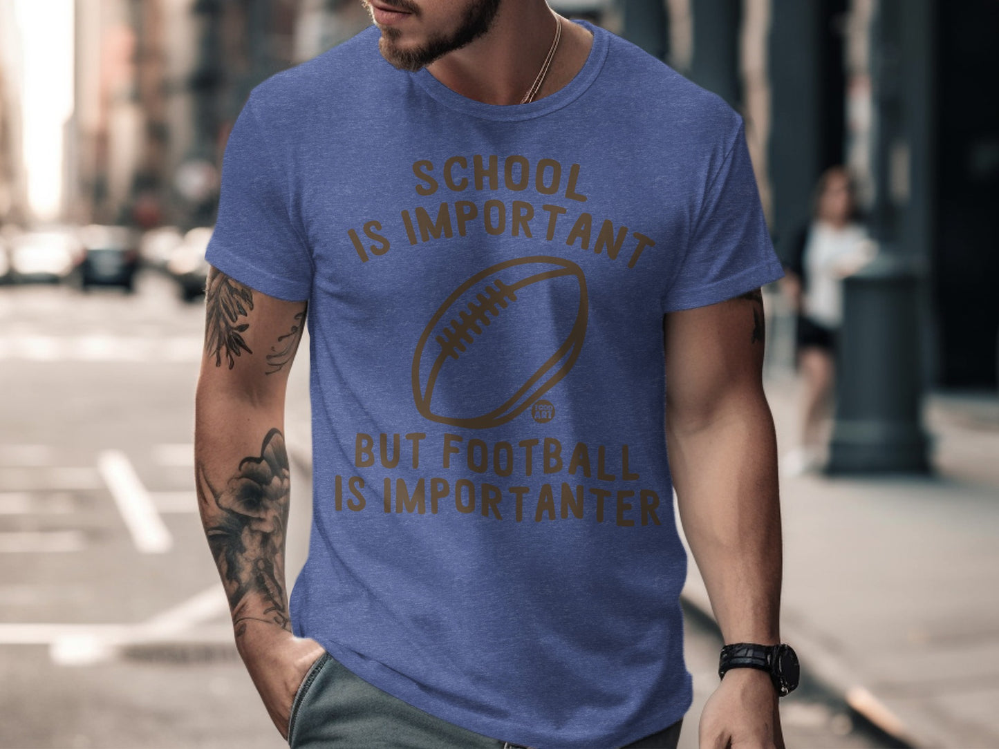 School Is Important But Football Is Importanter Shirt