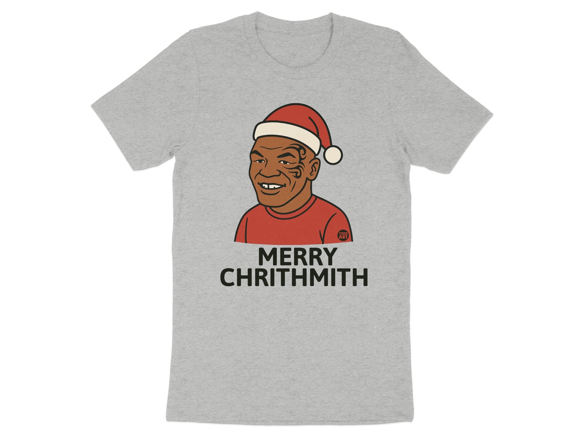 Merry Chrithmith Santa Graphic Tee Shirt product
