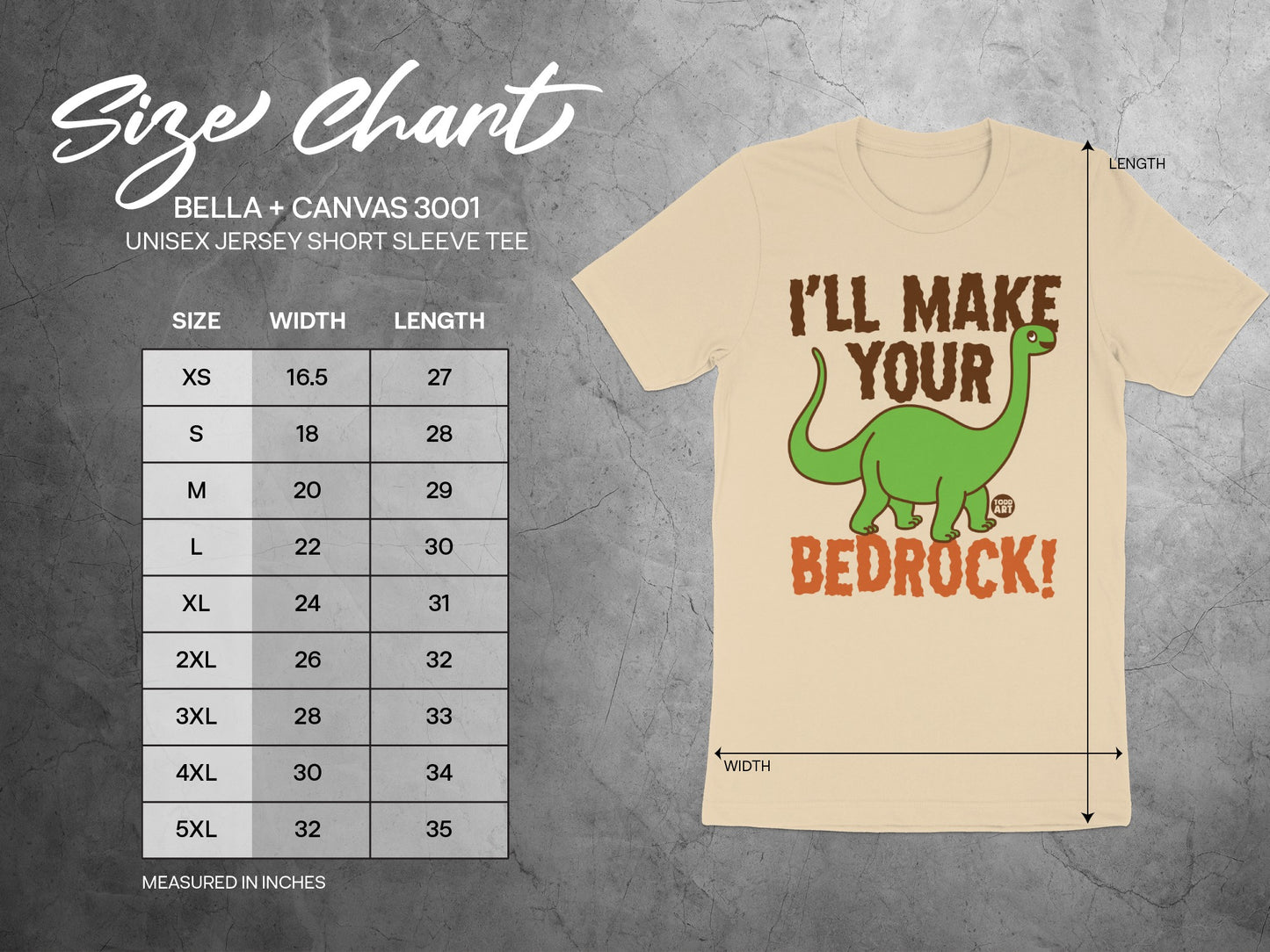 I'll Make Your Bedrock Unisex Jersey Short Sleeve Tee product