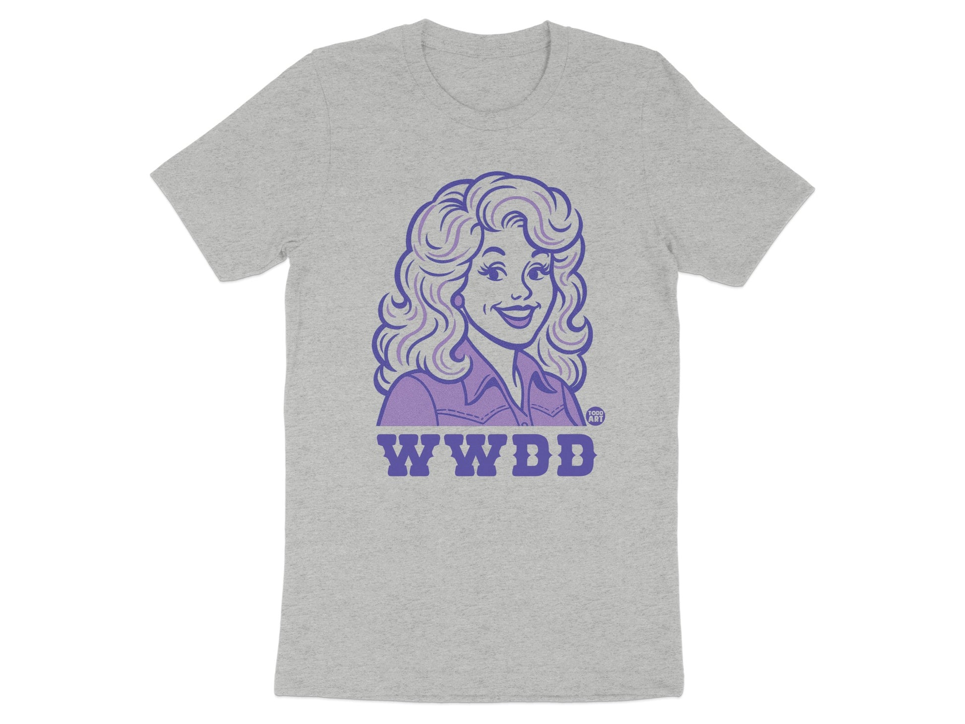 WWDD Graphic Tee with Retro Styled Artwork