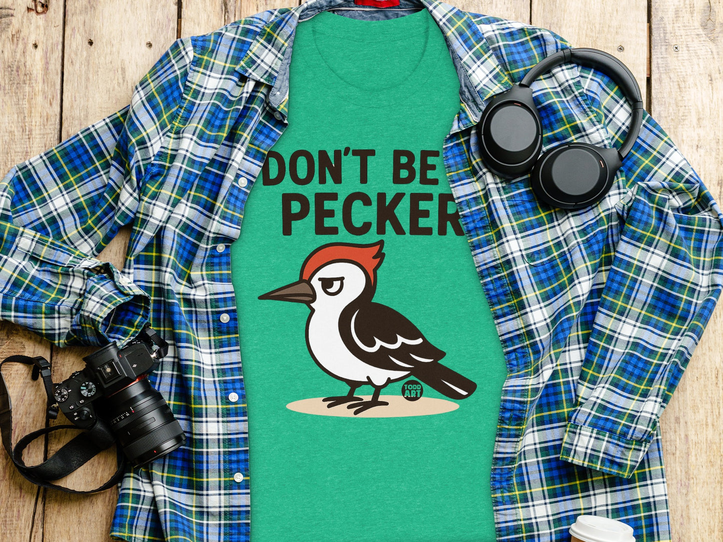 Don't Be A Pecker Funny Graphic T-shirt product type