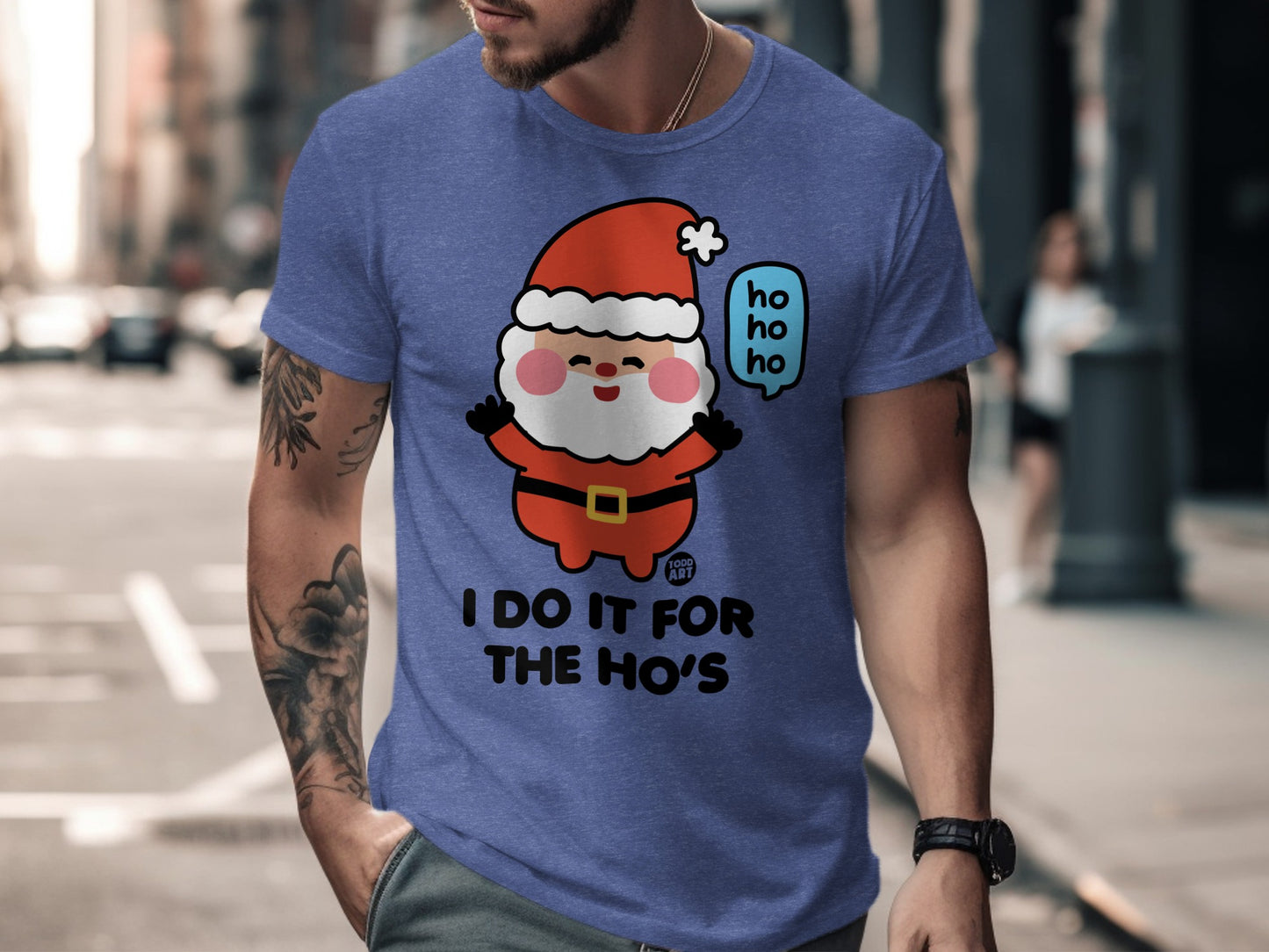 Santa Humor Ho Ho Ho Christmas T-shirt product