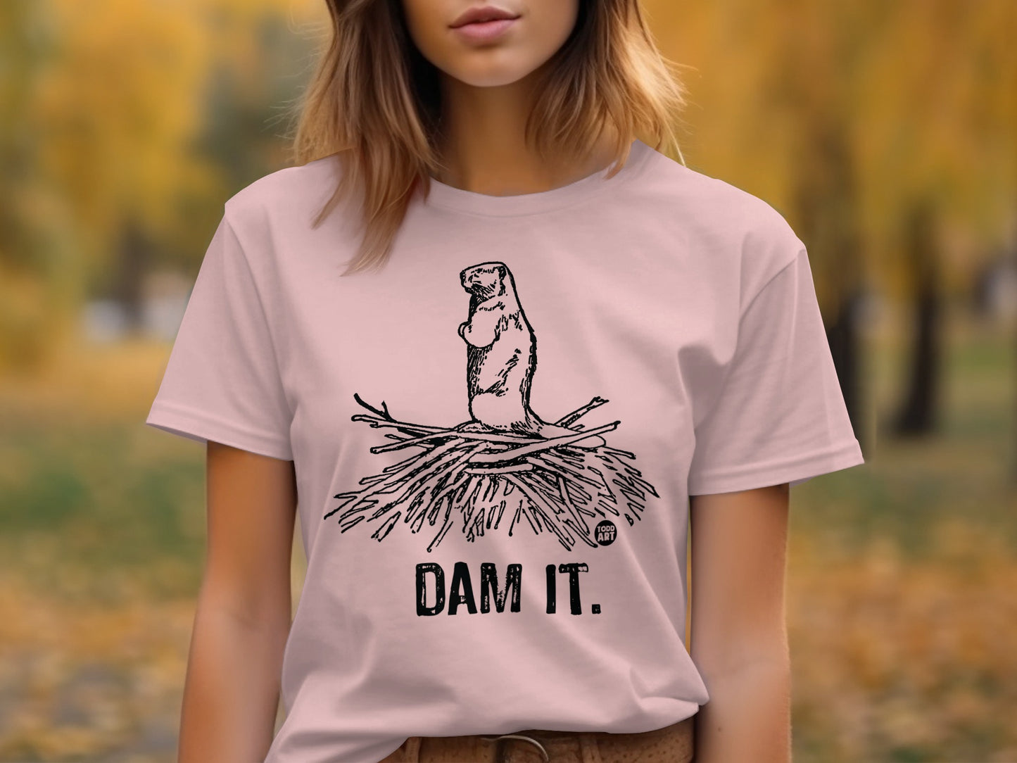 Dam It Otter Tee Shirt for Unique Humor T-shirt product