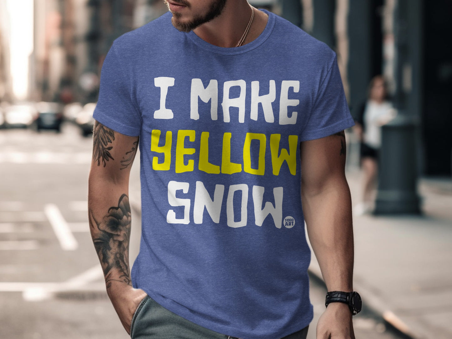 I Make Yellow Snow Funny Graphic T-Shirt product type