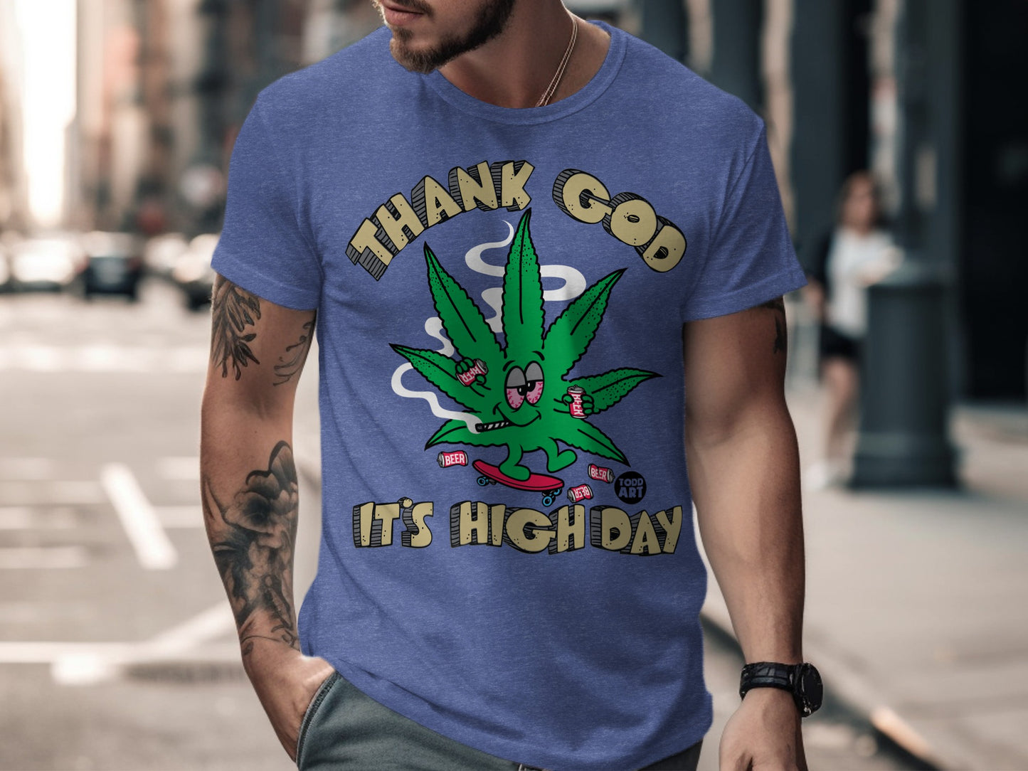 Thank God It's High Day Graphic Tee Product
