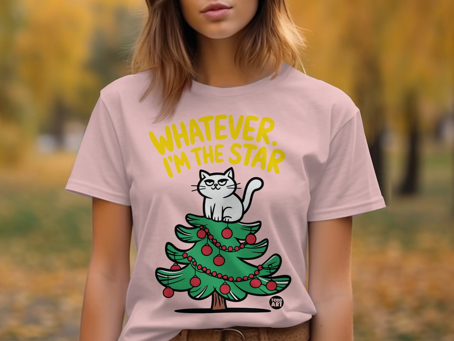 Whatever I'm The Star Cat Graphic T-Shirt product type