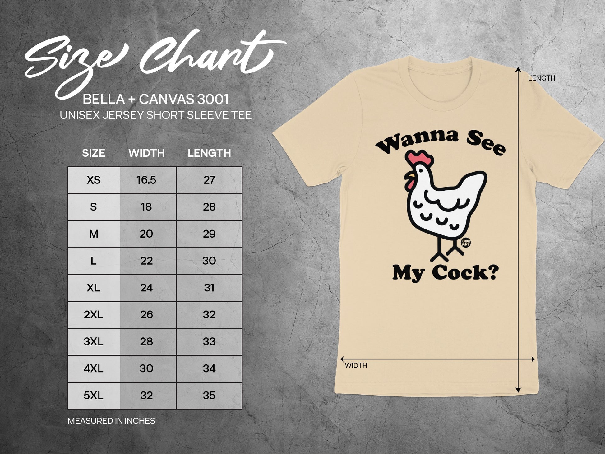 Wanna See My Cock Unisex Jersey Short Sleeve Tee product