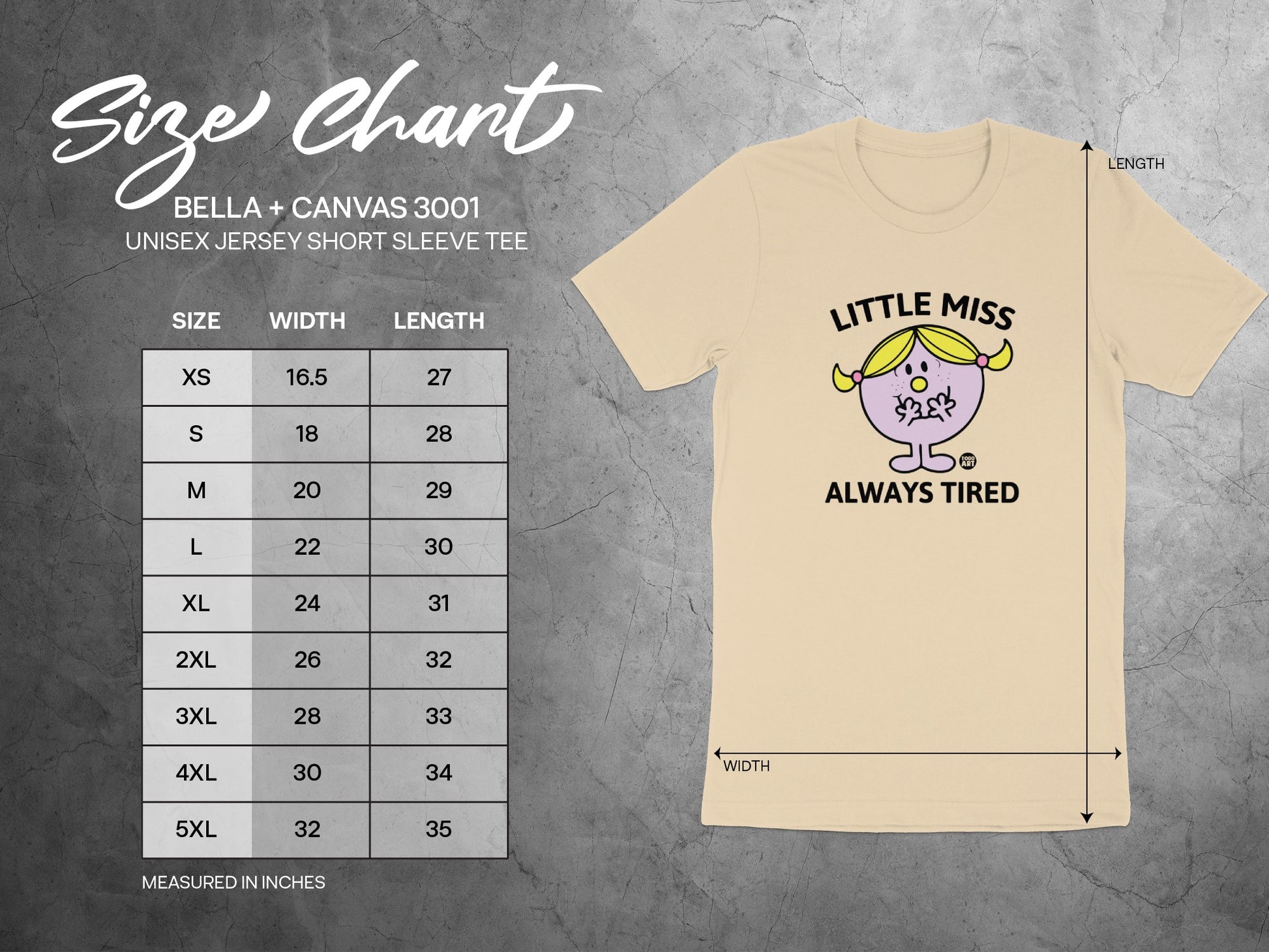 Little Miss Always Tired Unisex Short Sleeve Tee