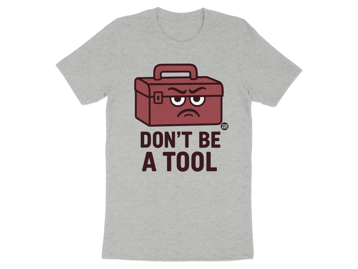 Don't Be A Tool Graphic Grey T-shirt product