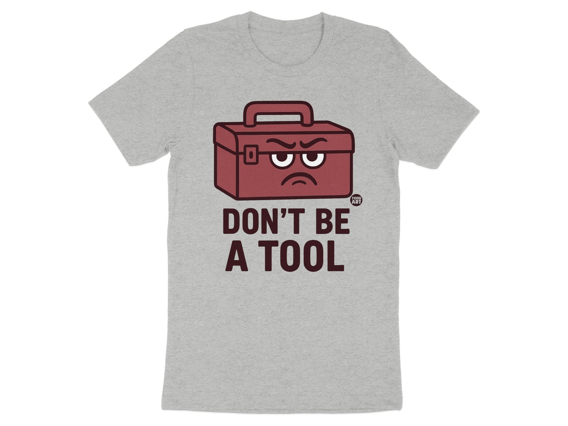Don't Be A Tool Graphic Grey T-shirt product