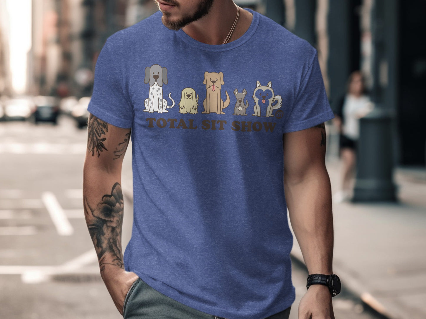 Funny Cartoon Dogs Total Sit Show T-shirt product