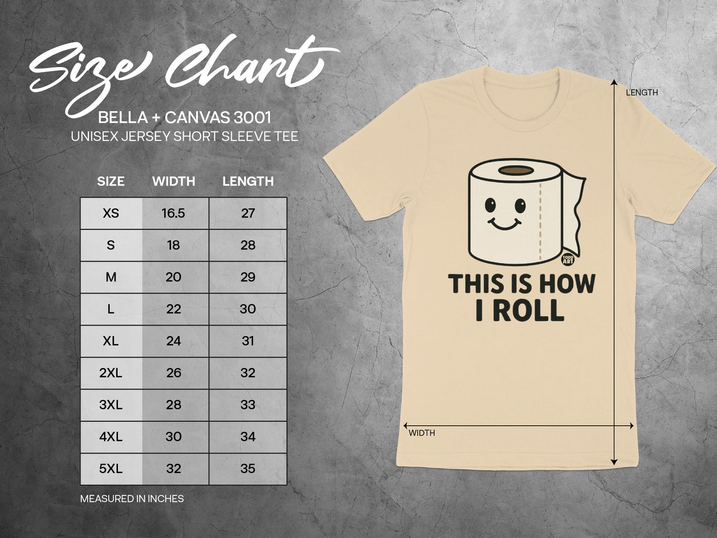 This is How I Roll Funny Toilet Paper Shirt