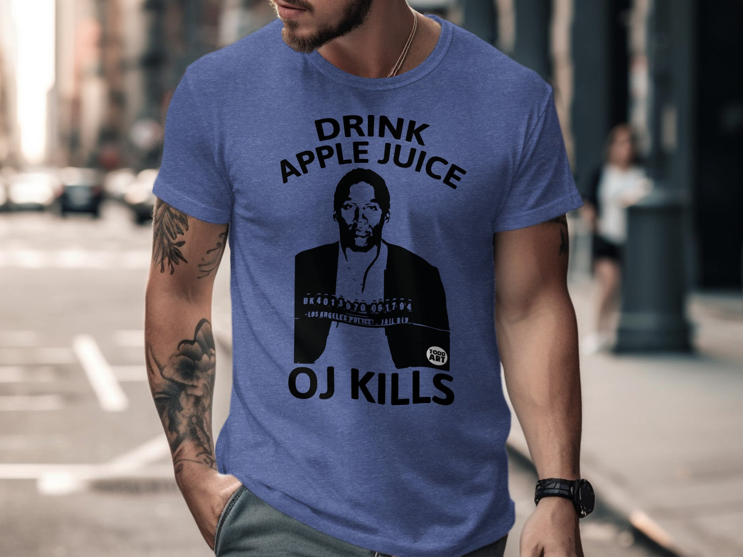 Drink Apple Juice OJ Kills Men's Graphic T-Shirt