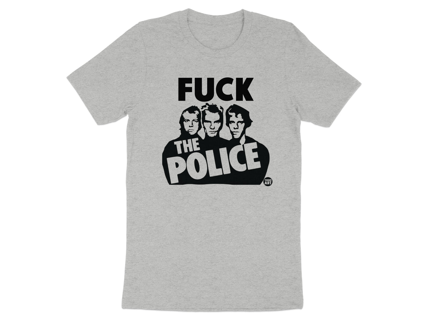 Fuck The Police Custom Graphic Tee Shirt
