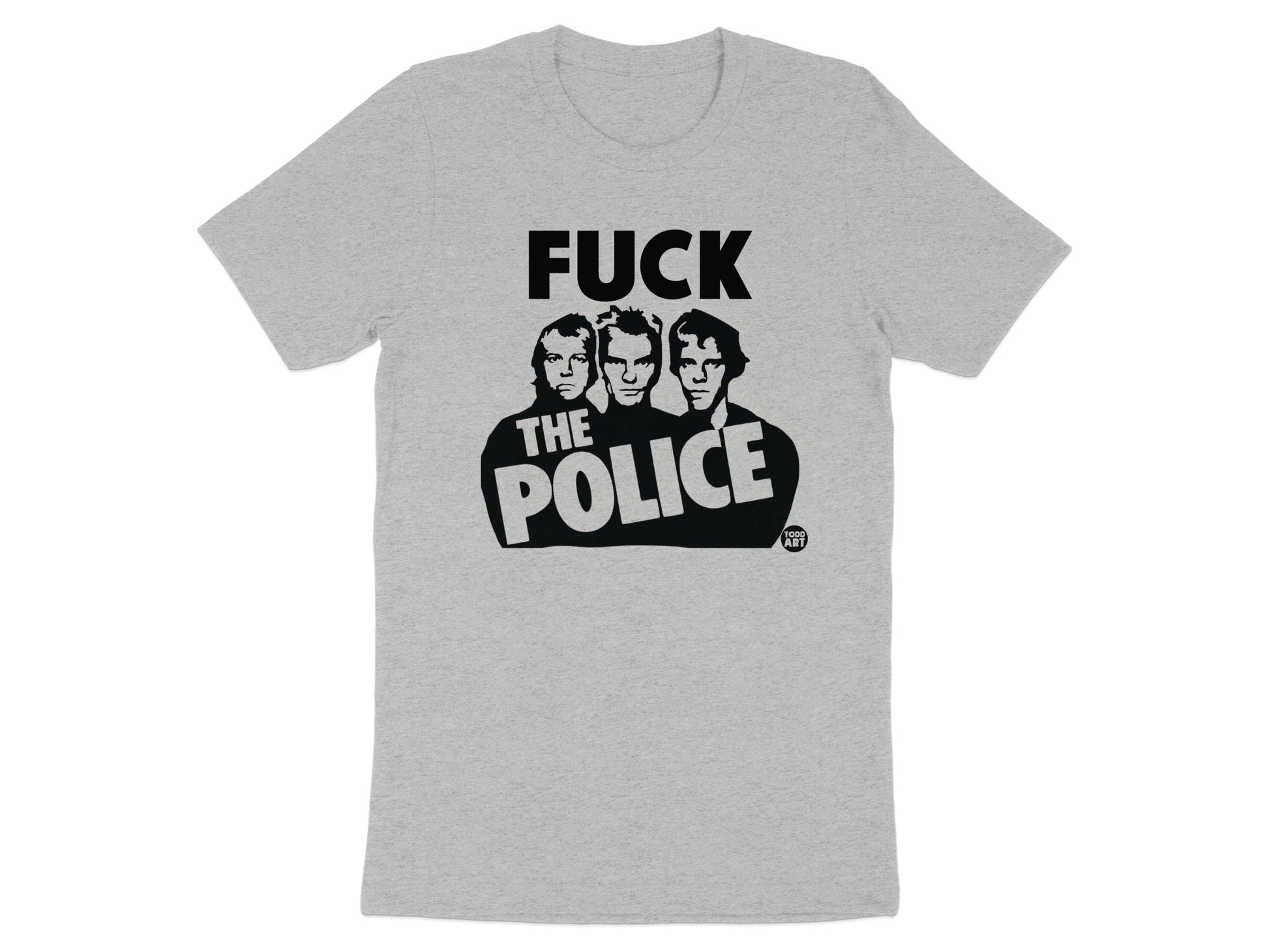 Fuck The Police Custom Graphic Tee Shirt