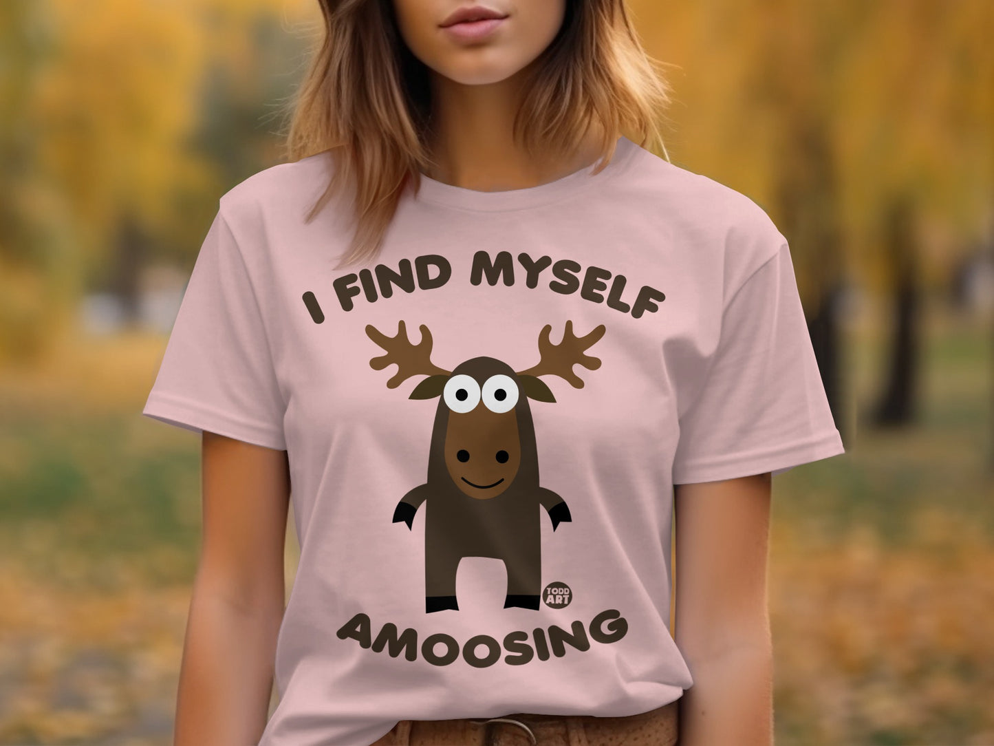 I Find Myself Amoosing Graphic Print T-Shirt product