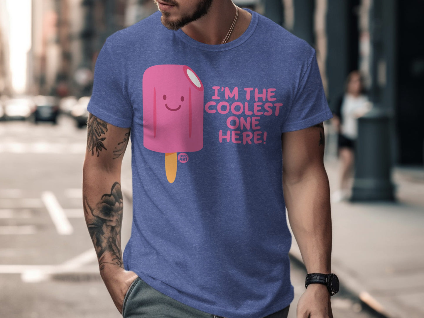I'm The Coolest One Here Popsicle Design T-shirt product type