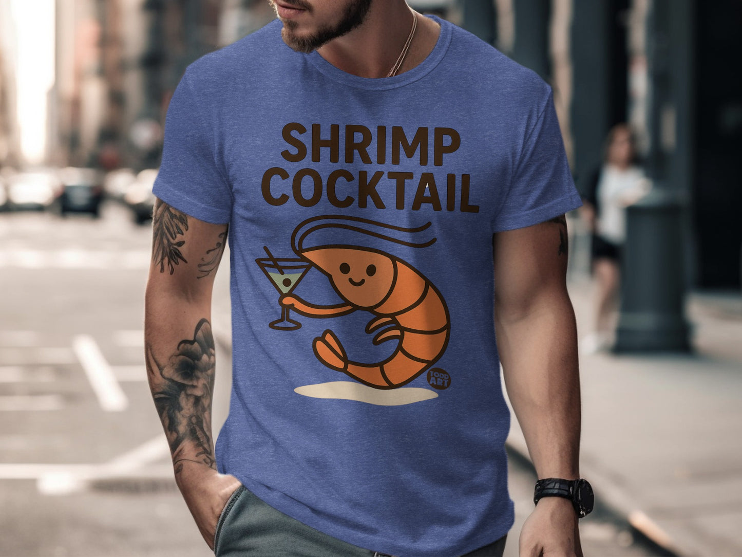 Fun Shrimp Cocktail Graphic Tee for Casual Outfits product