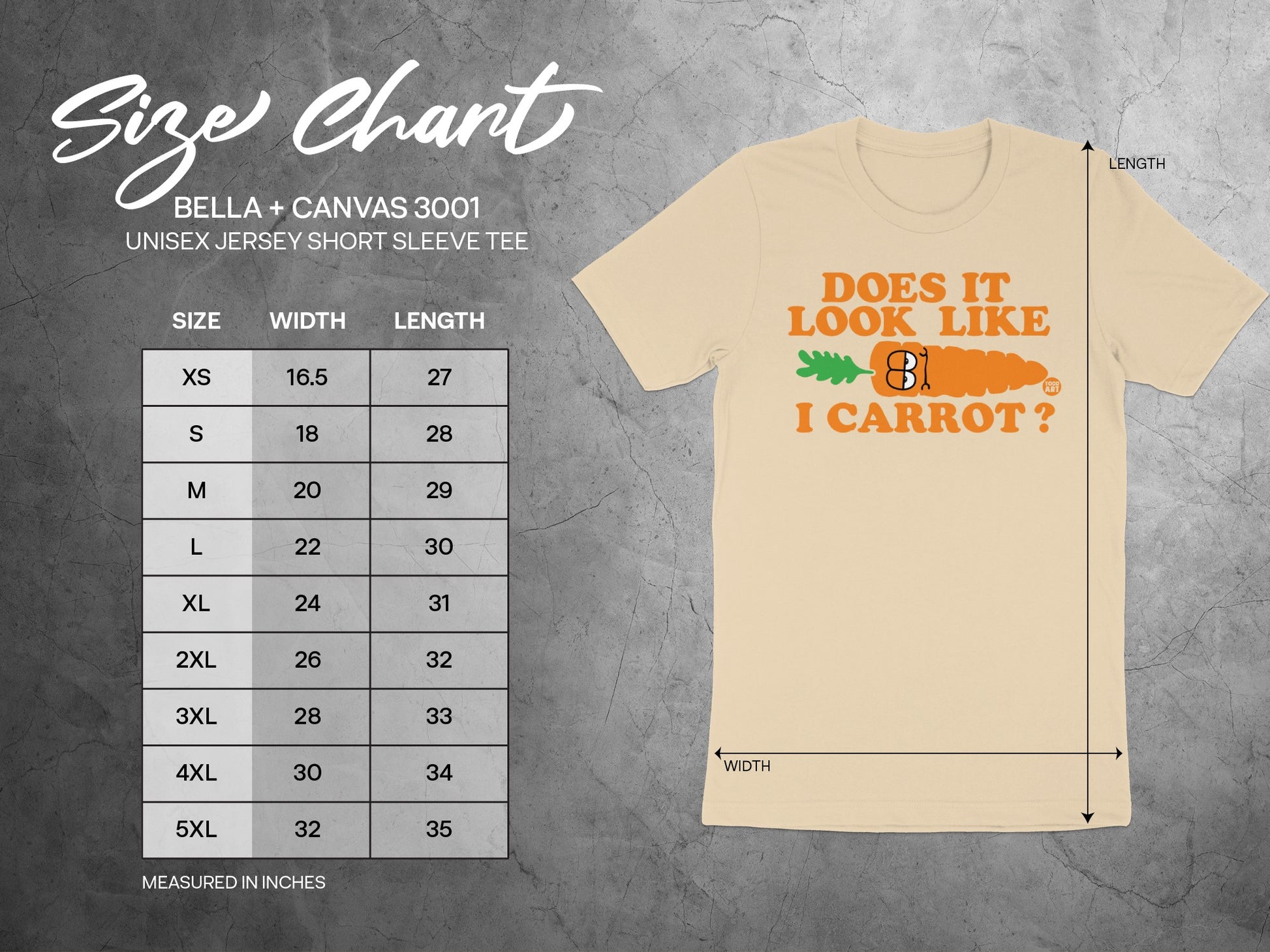 Does It Look Like I Carrot Unisex Jersey Short Sleeve Tee