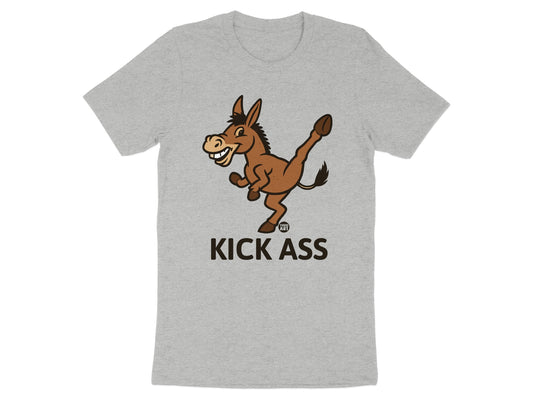 Funny Kick Ass Donkey Graphic T-Shirt product