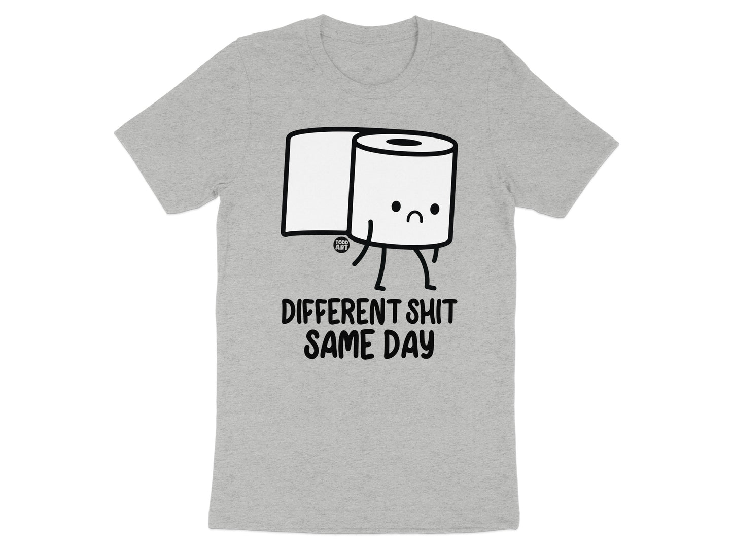 Different Shit Same Day Funny T-Shirt Product