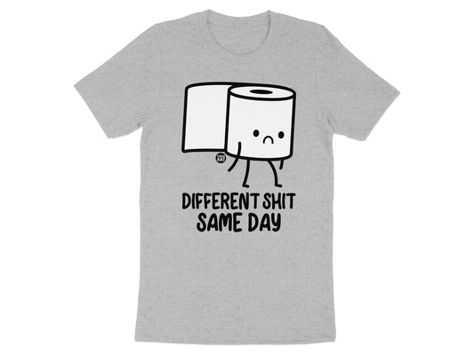Different Shit Same Day Funny T-Shirt Product