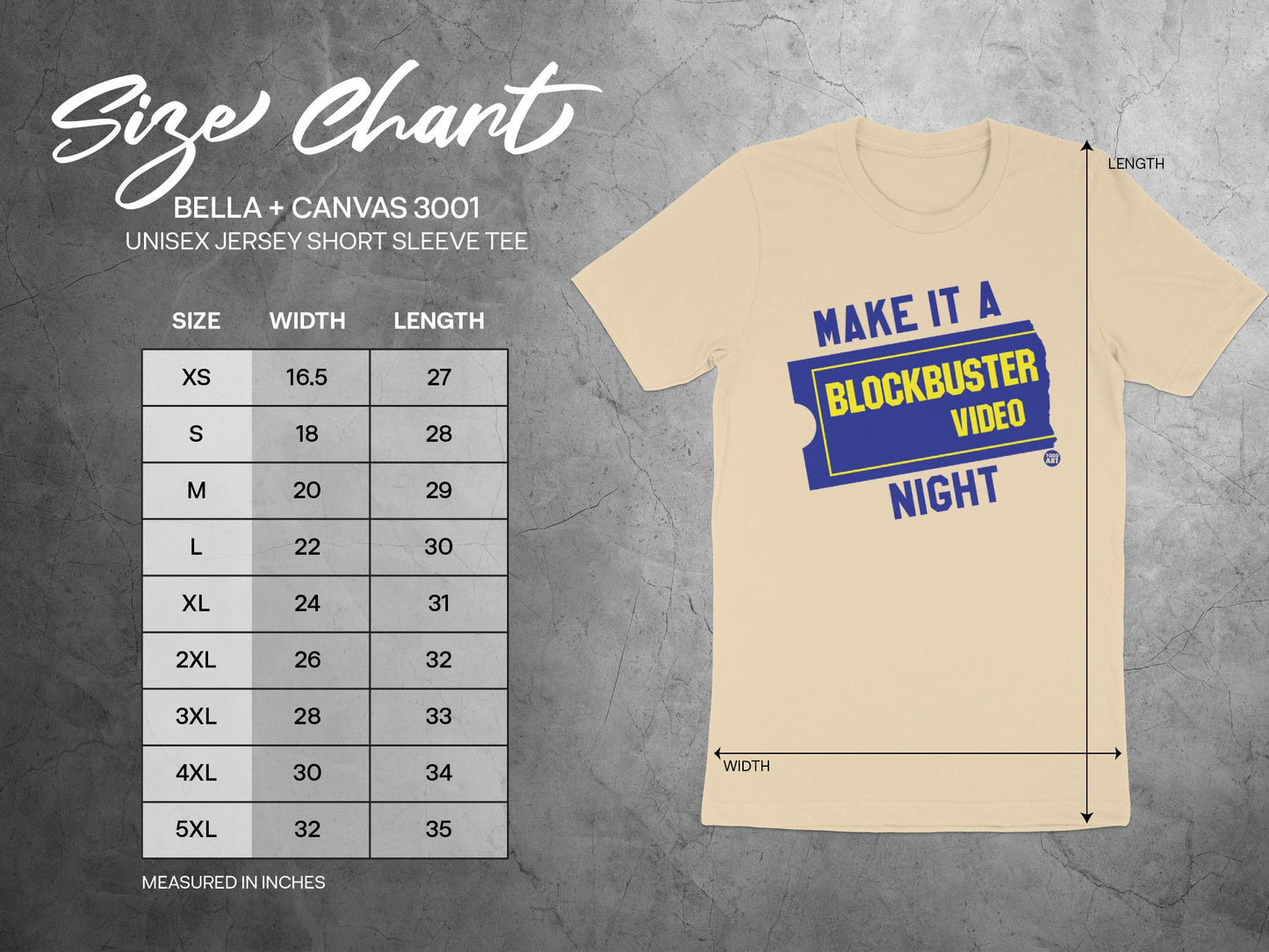 Make It A Blockbuster Video Night Unisex Jersey Shirt