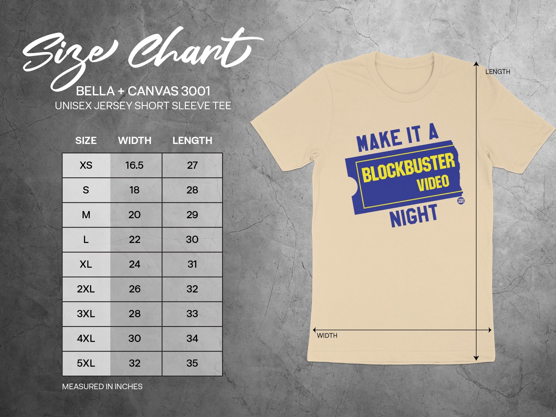 Make It A Blockbuster Video Night Unisex Jersey Shirt