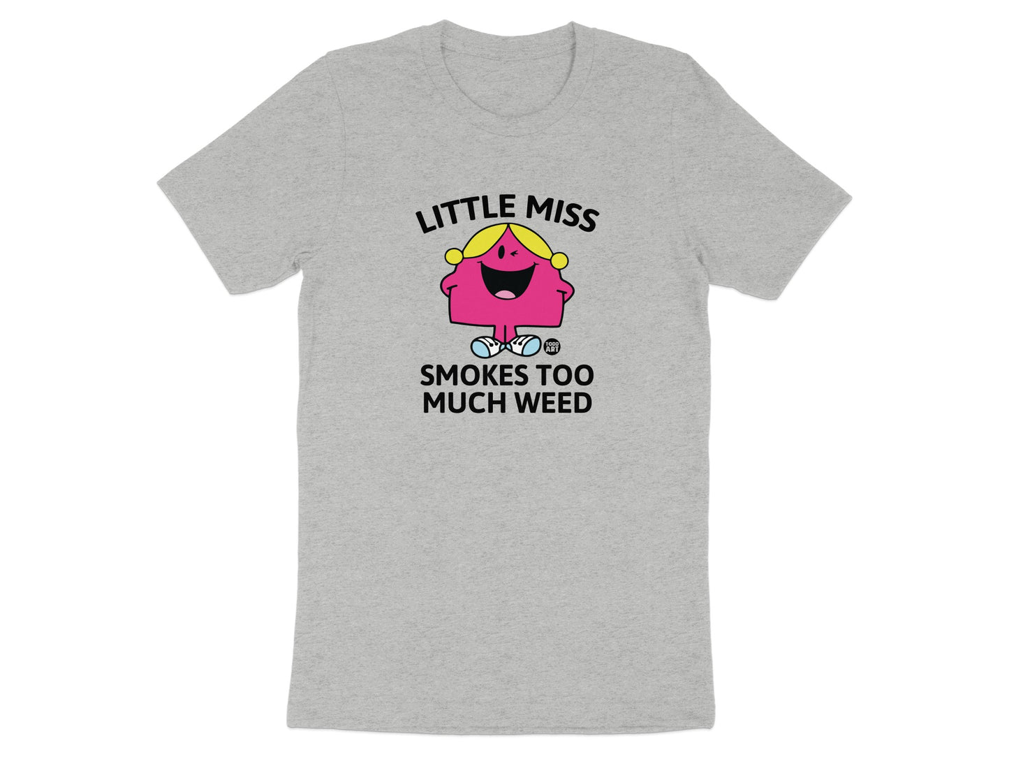Little Miss Smokes Too Much Weed Graphic Tee