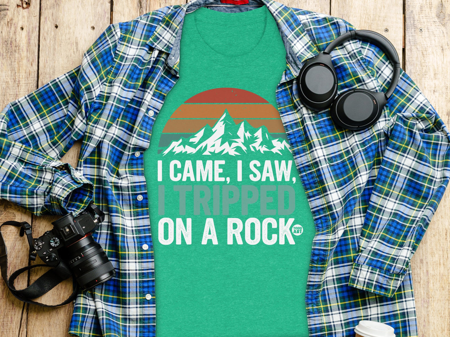 I Came I Saw I Tripped On A Rock T-shirt product