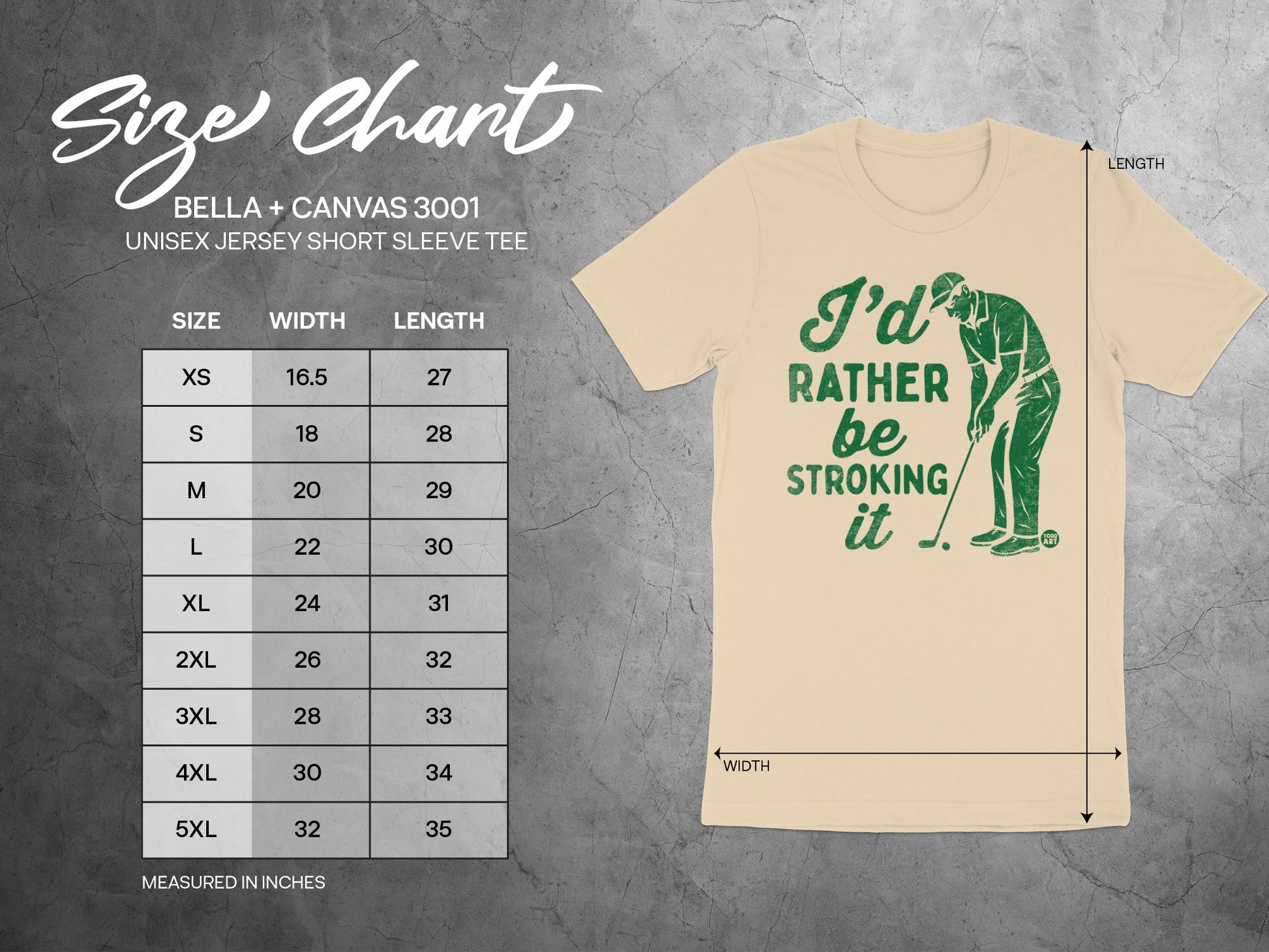 I'd Rather Be Stroking It Short Sleeve Tee