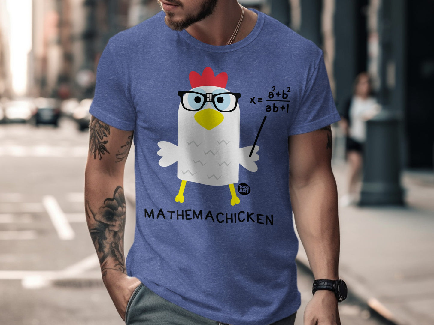 Funny Mathema Chicken Nerdy Graphic T-Shirt product