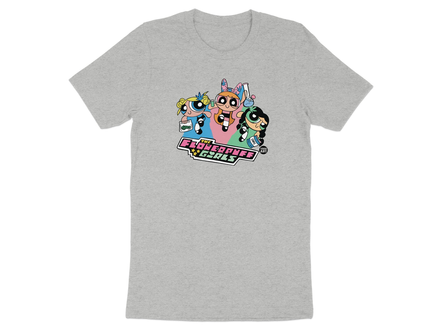 Powerpuff Girls Character Graphic Print T-shirt