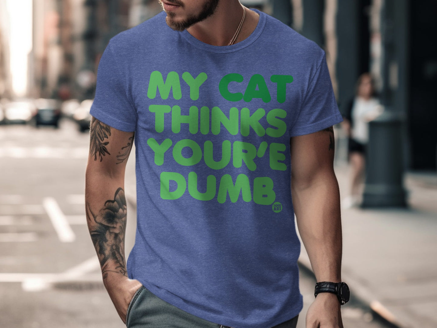 My Cat Thinks You're Dumb T-shirt product