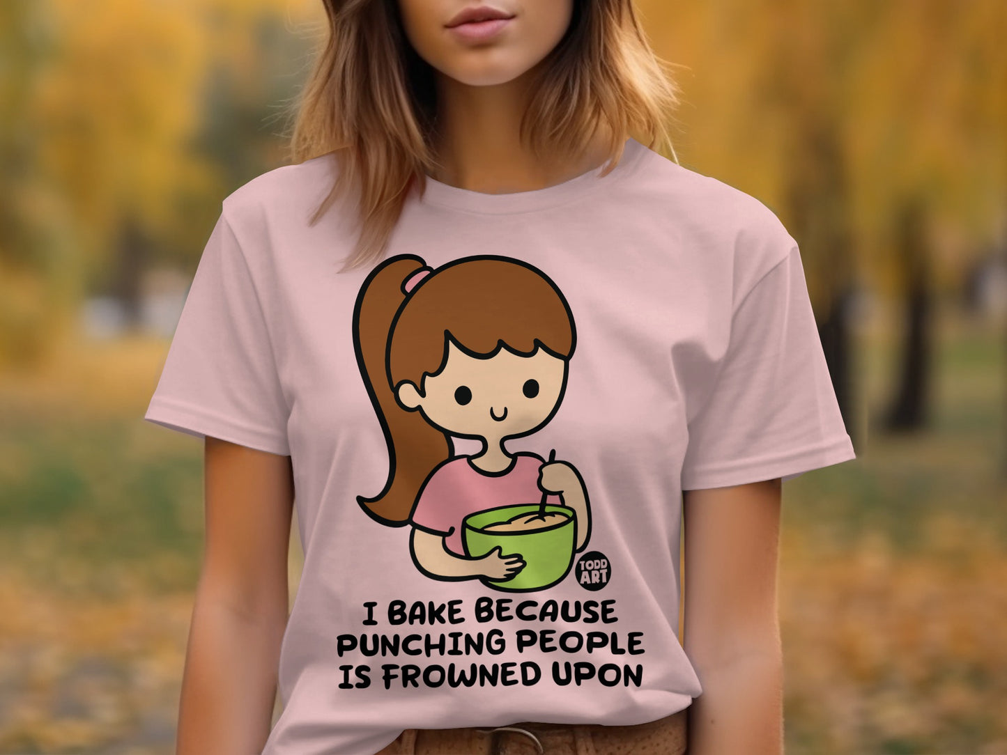 I Bake Because Punching People is Frowned Upon product type