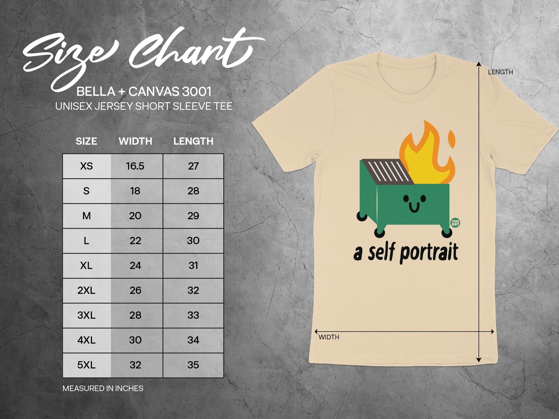 Funny Cartoon Flaming Dumpster Fire Tee product