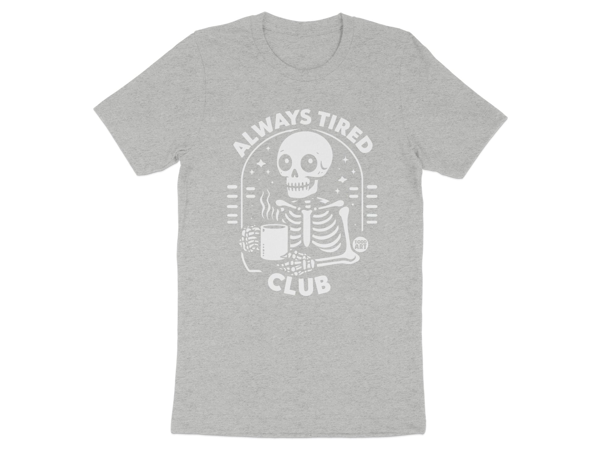Always Tired Club Skeleton Graphic Tee product