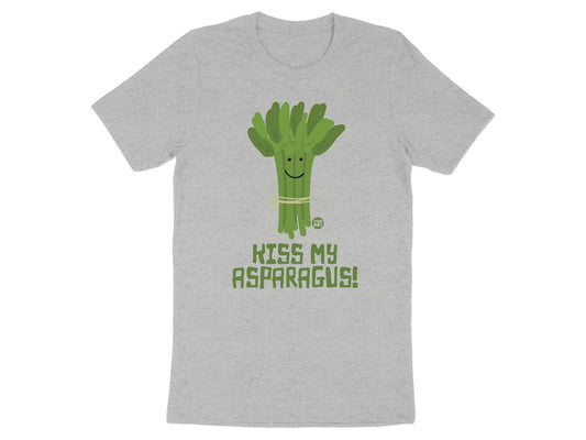 Kiss My Asparagus Shirt with Fun Graphic Design