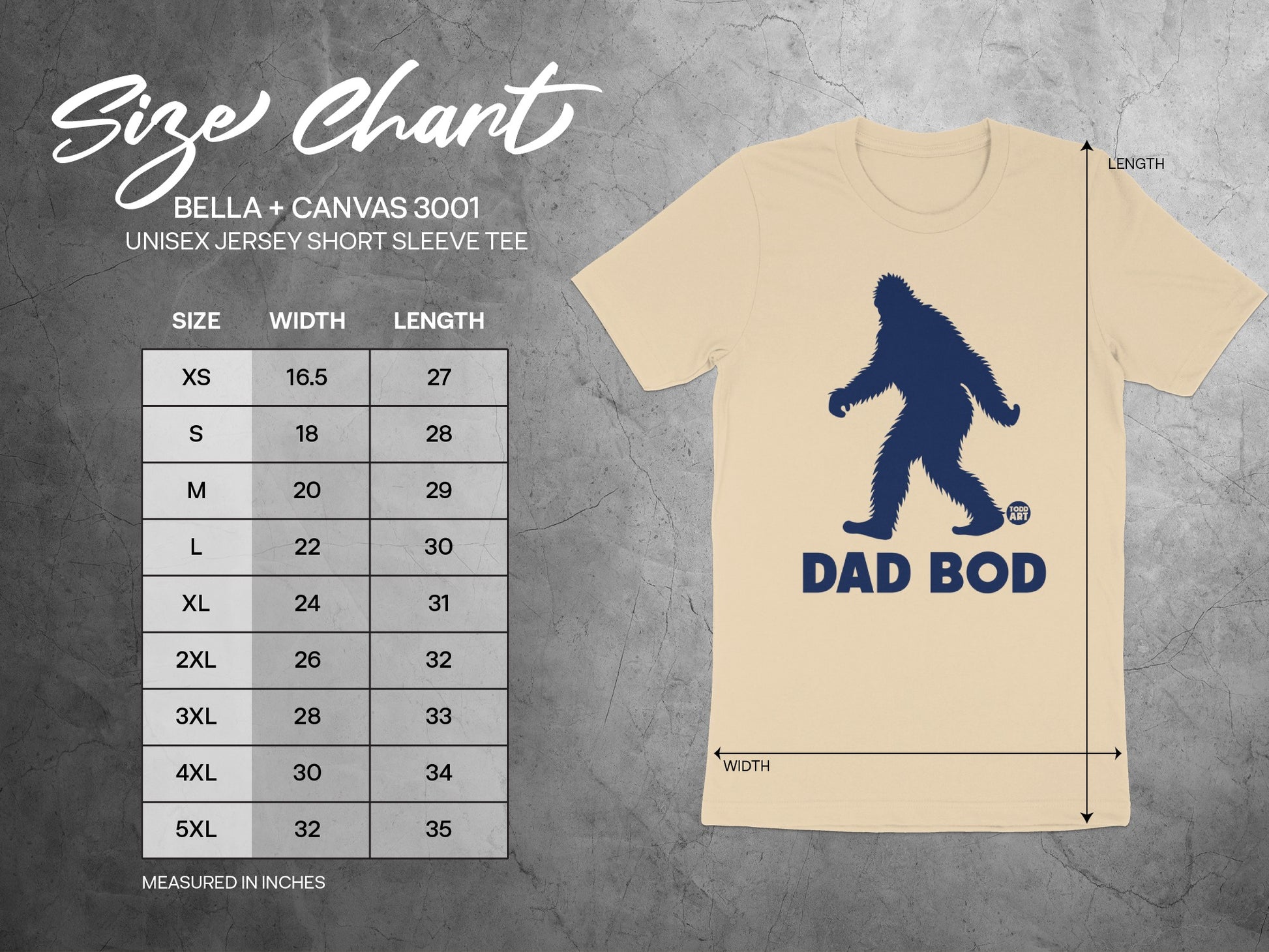 Dad Bod Graphic Tee Unisex Jersey Short Sleeve product