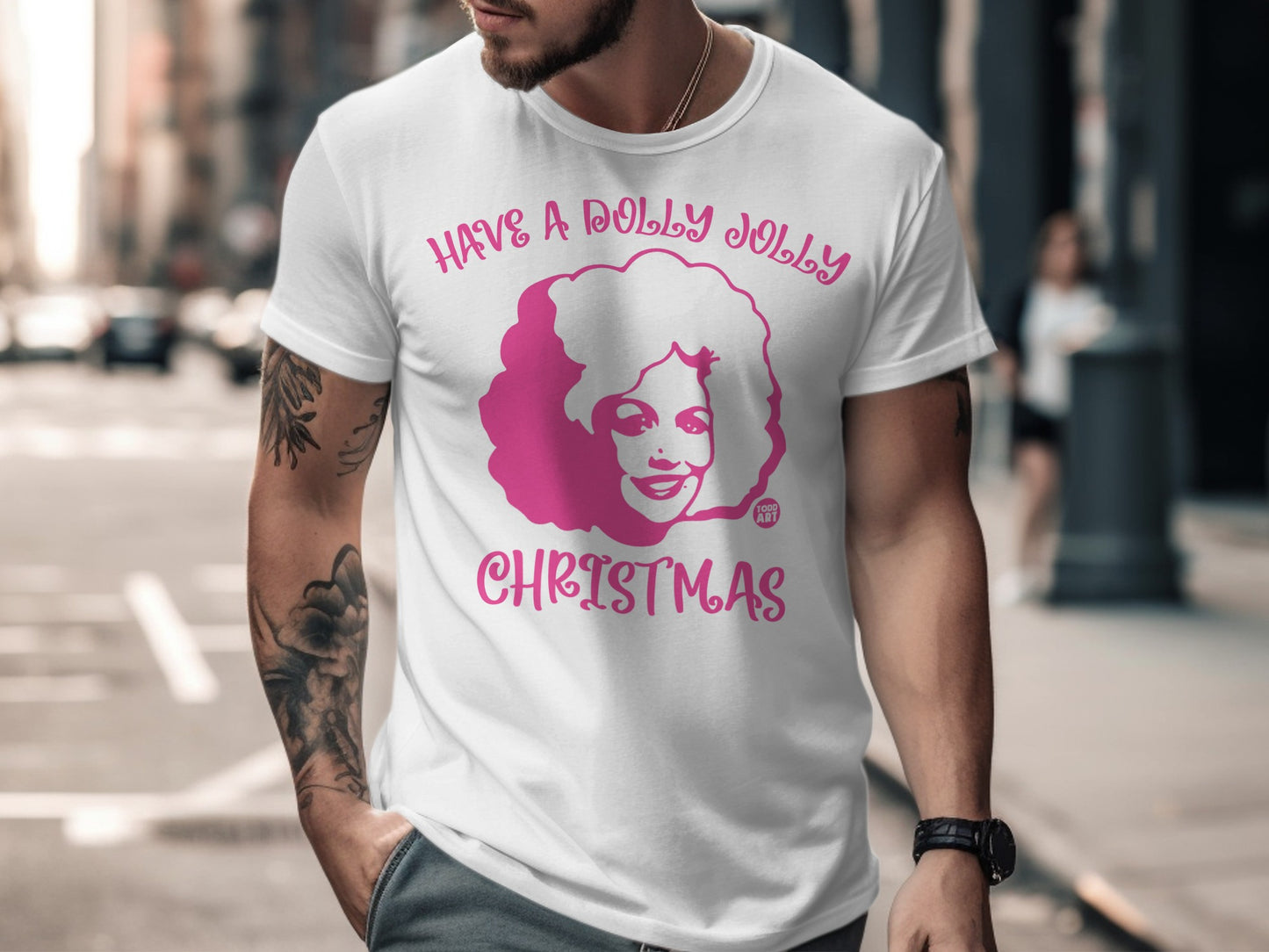Have a Dolly Jolly Christmas Graphic T-shirt
