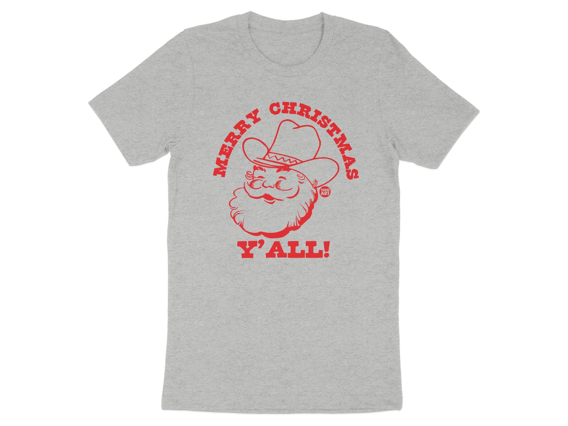 Merry Christmas Y'all Santa Claus Cowboy Graphic product type