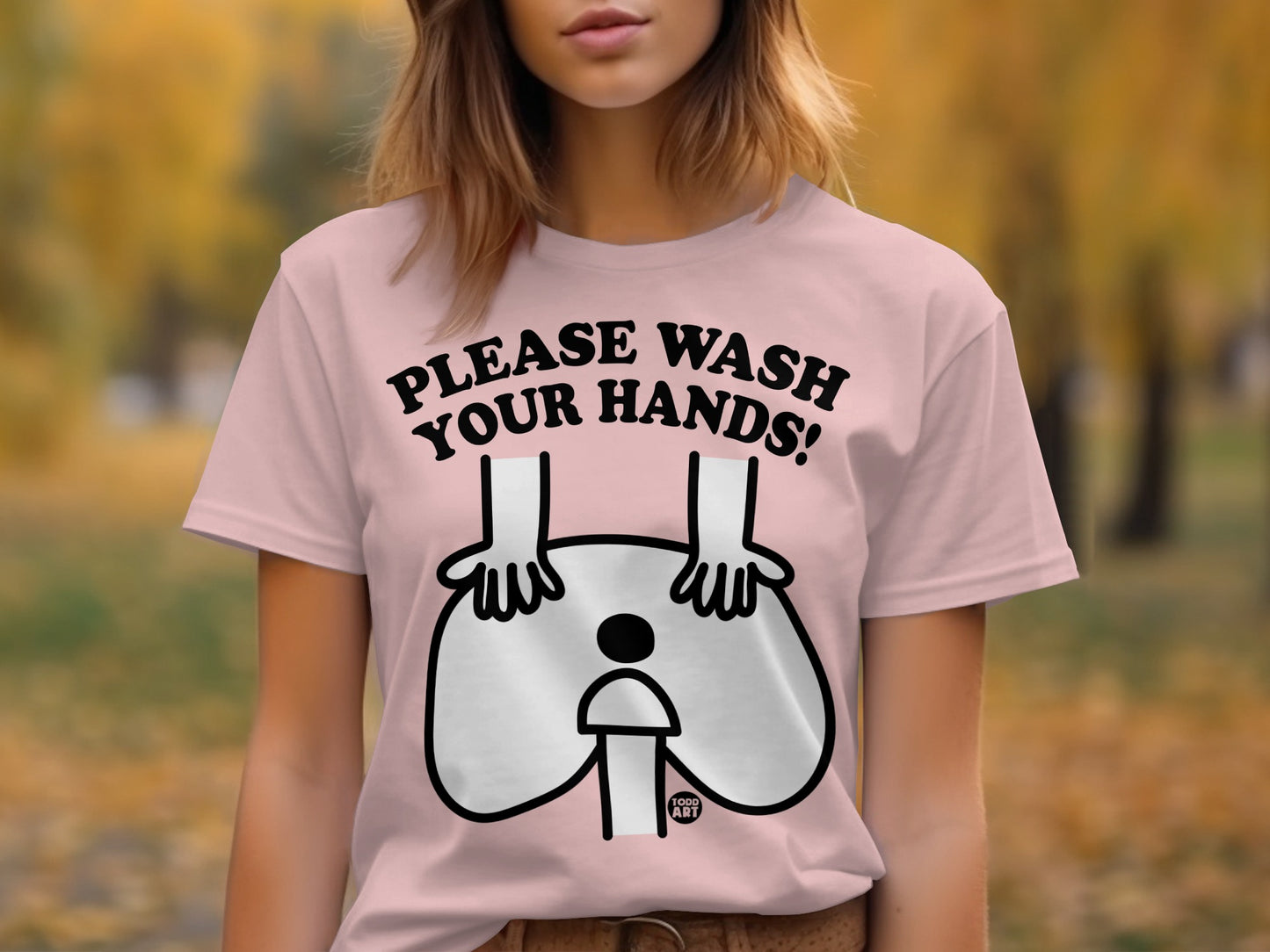 Please Wash Your Hands Funny Useful T-shirt product