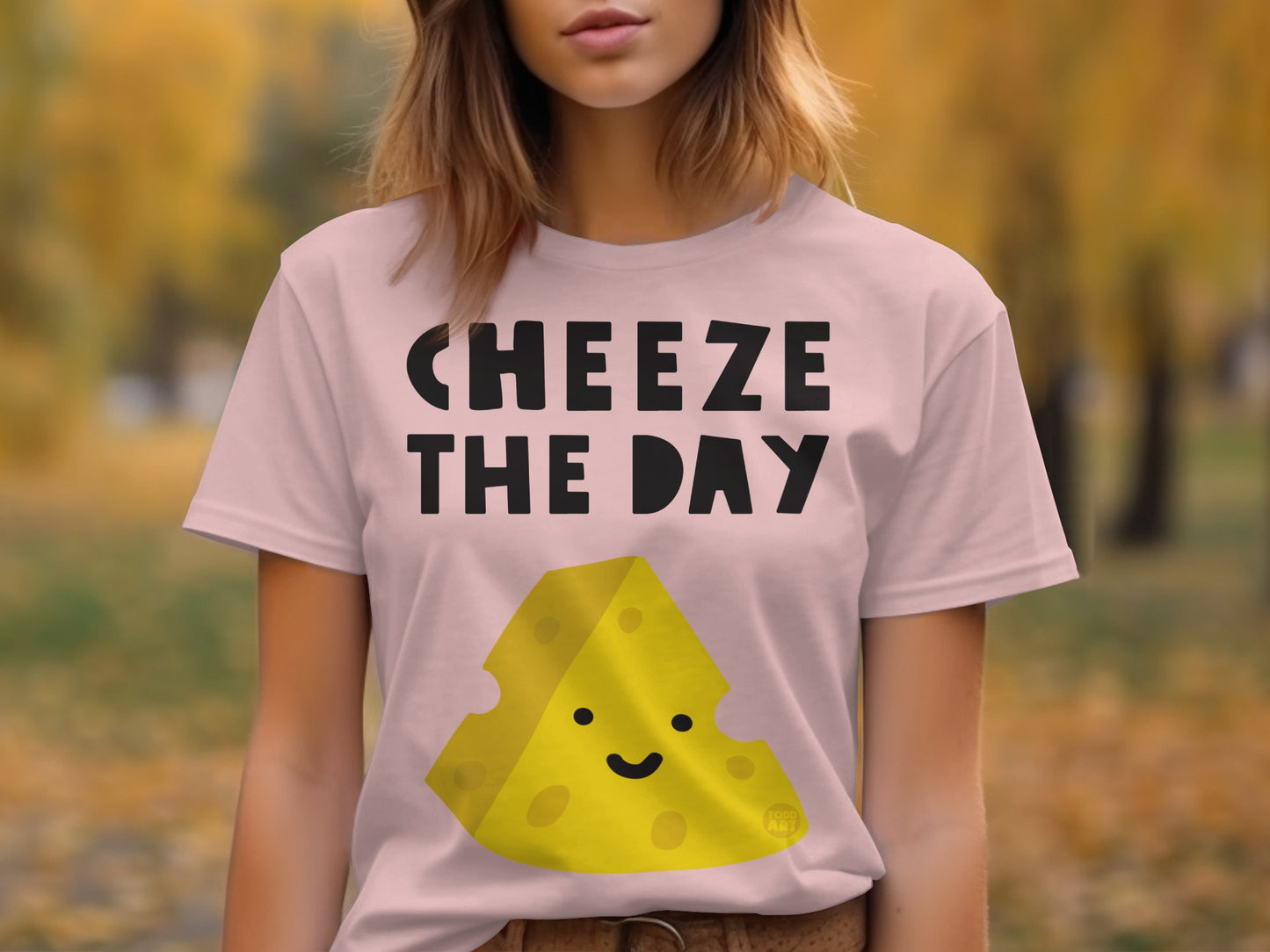 Cheeze the Day Cute Cheese Graphic T-Shirt product