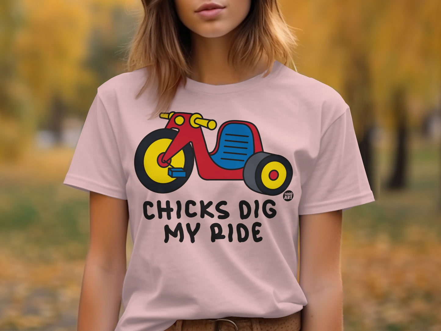 Chicks Dig My Ride Graphic T-Shirt product type