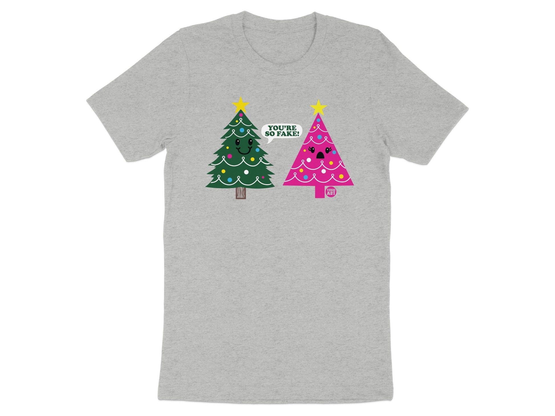 Funny Christmas Tree Design T-Shirt novelty product