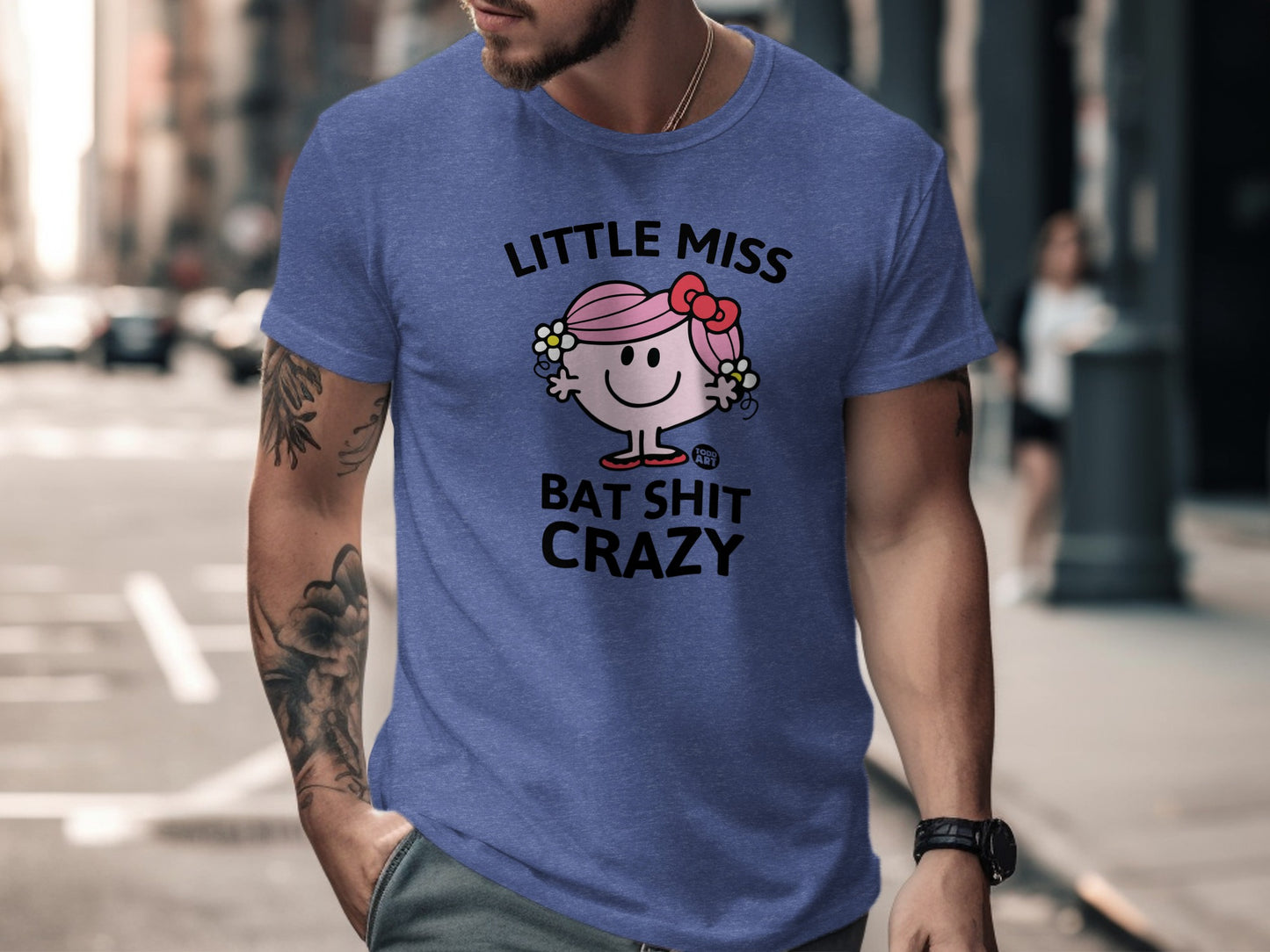 Little Miss Bat Shit Crazy Funny T-Shirt