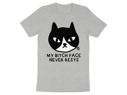 My Bitch Face Never Rests Graphic Cat T-shirt product