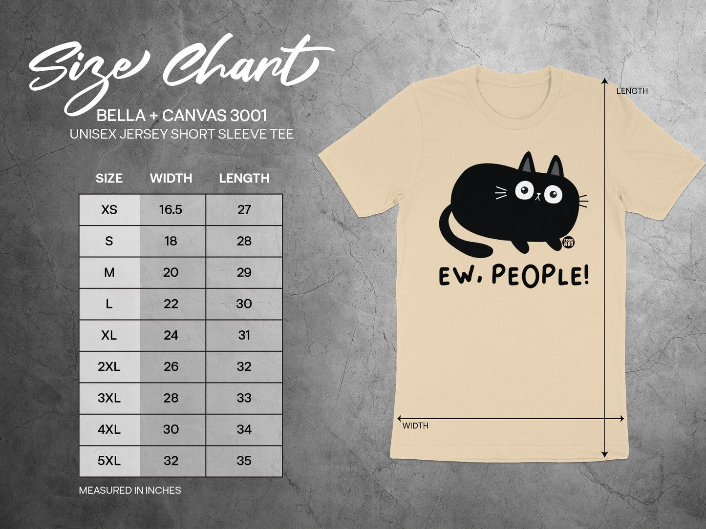 Ew People Cat Graphic Unisex Short Sleeve Tee product