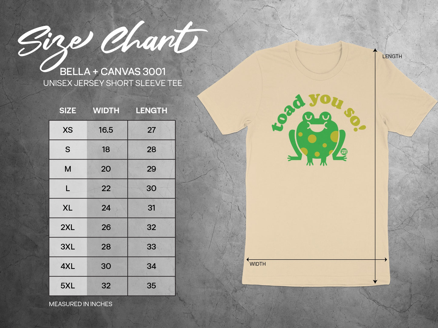 Toad You So Shirt Unisex Jersey Short Sleeve Tee product type