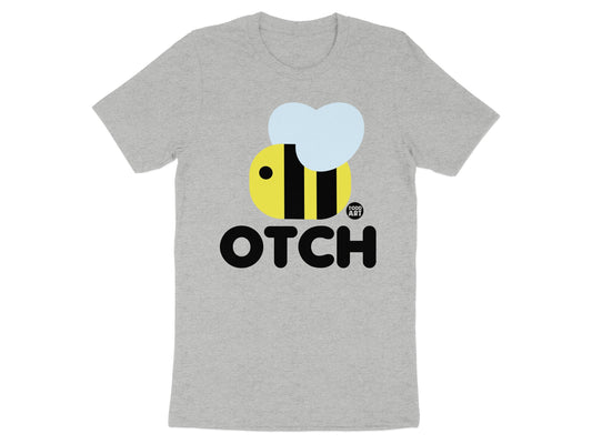 OTCH Bee Graphic Printed Ash Grey T-shirt product type